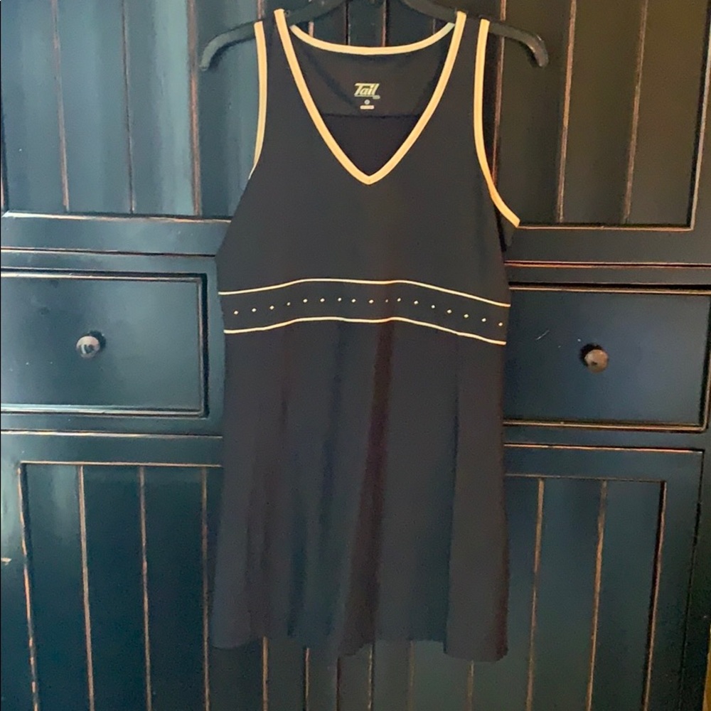 Black and Gold Tennis Dress